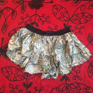 VS sleep shorts paisley wide leg XS